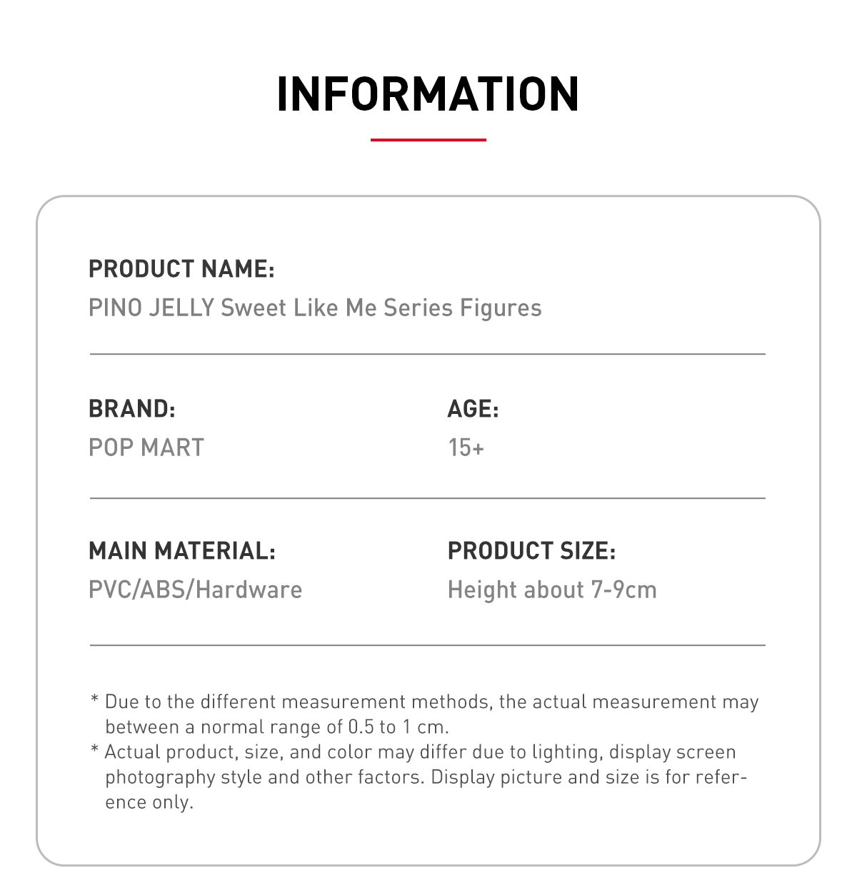 PINO JELLY Sweet Like Me Series Figures - POP MART (Japan)