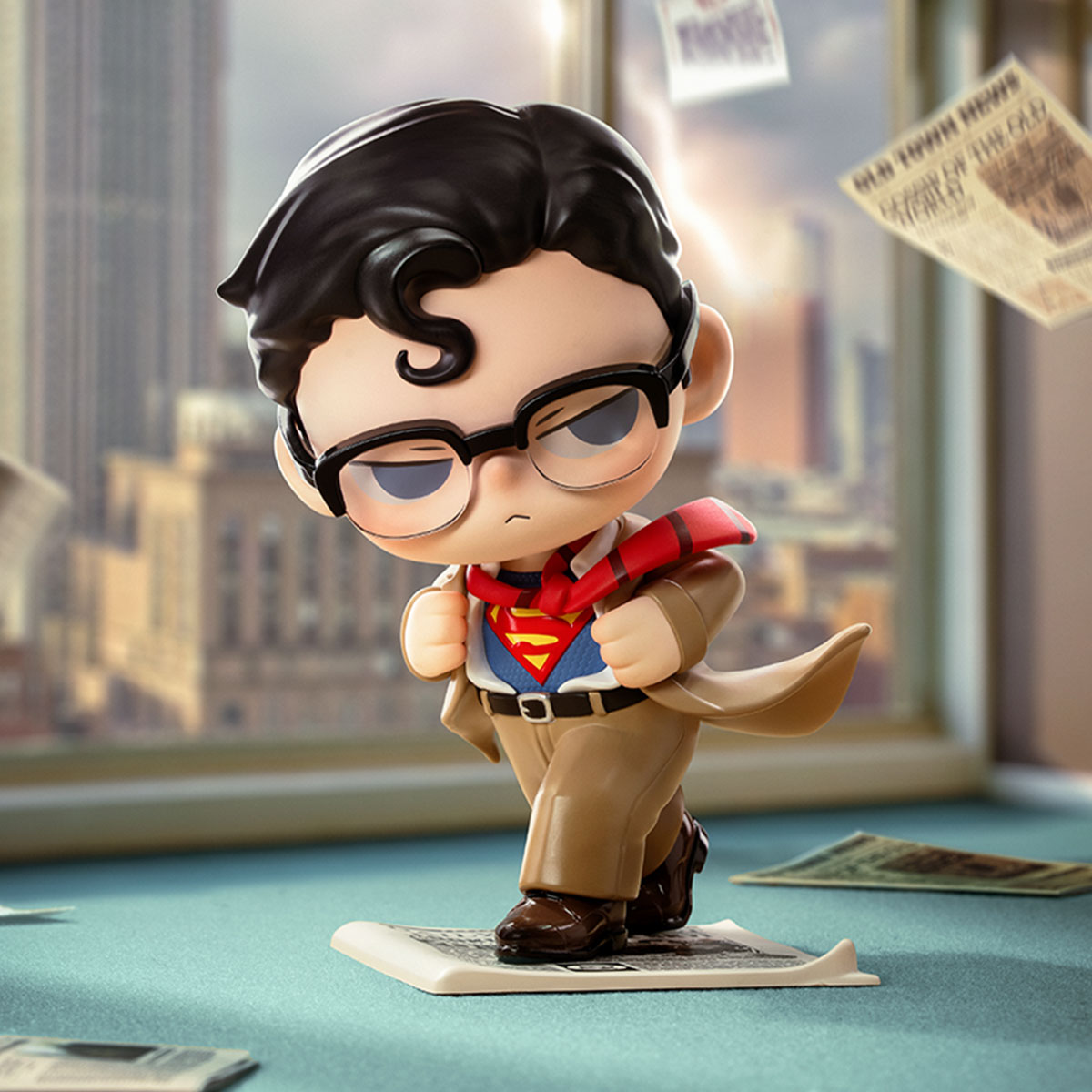 KUBO & Superman フィギュア Superman KUBO Figurine - POP MART (Spain)