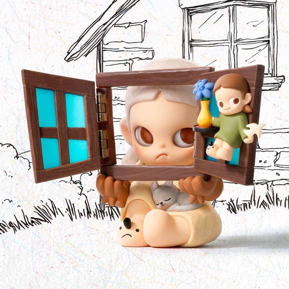 Zsiga Through Another Window フィギュア Zsiga Through Another Window Figure - POP MART (Japan)