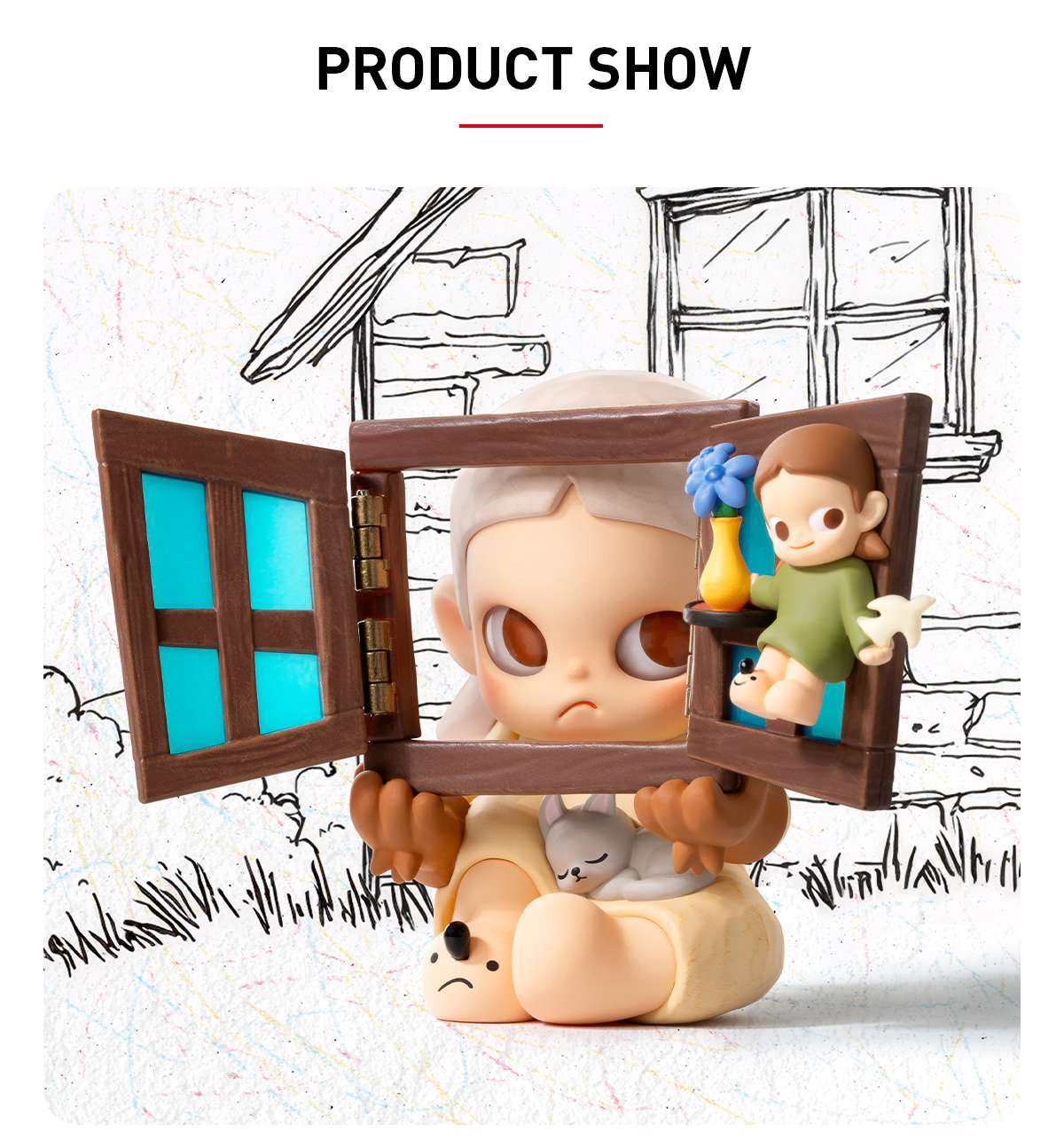 Zsiga Through Another Window Figure - POP MART (Netherlands)