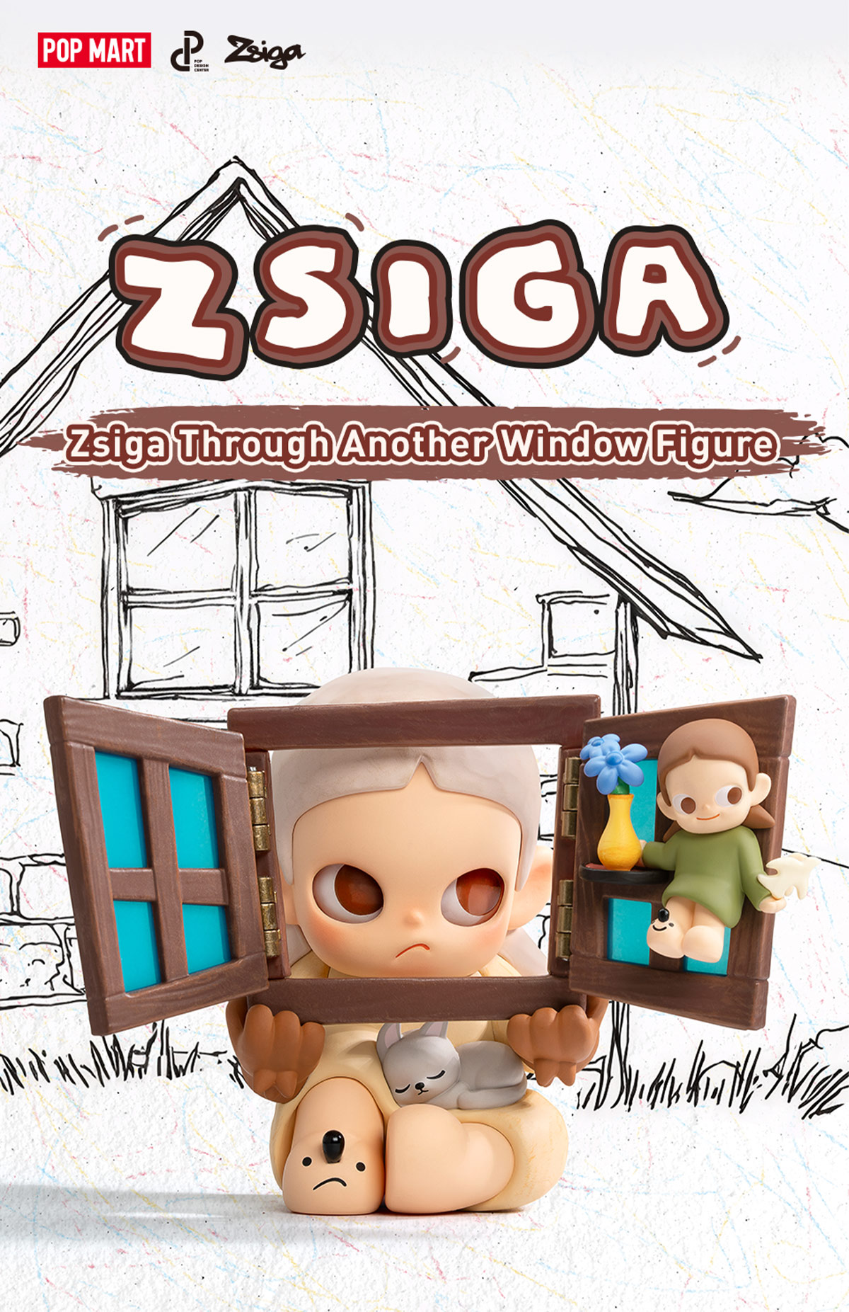 Zsiga Through Another Window フィギュア Zsiga Through Another Window Figure - POP MART (Japan)