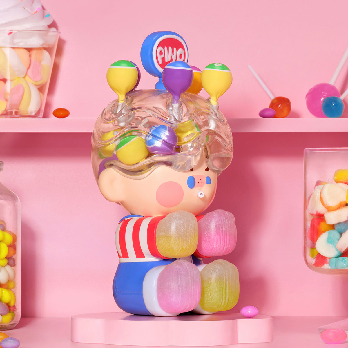 POP MART PINO JELLY ロリポップシリーズ フィギュアセット PINO JELLY Lollipop Figurine - POP MART (Japan)