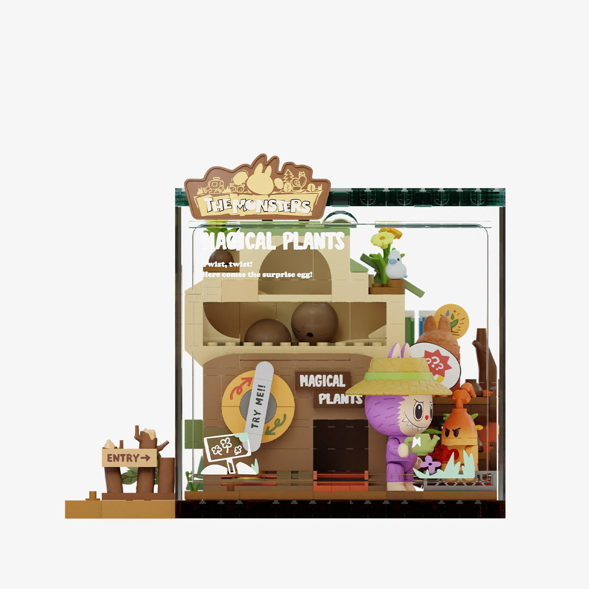 THE MONSTERS Forest Secret Base シリーズブロックフィギュア Part 2