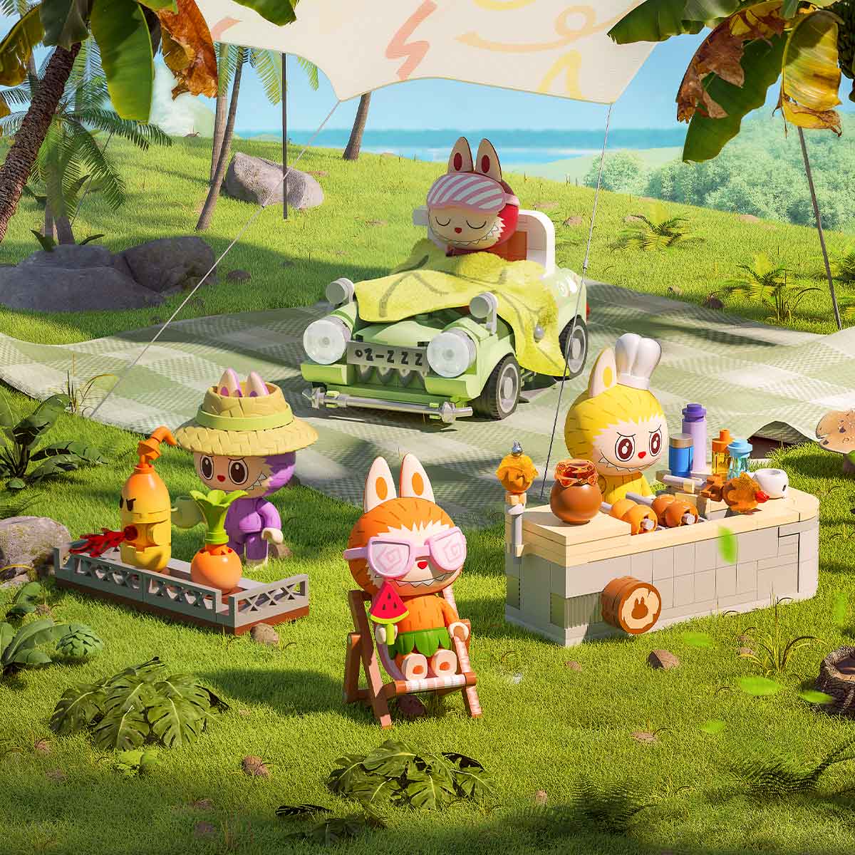 THE MONSTERS Forest Secret Base シリーズブロックフィギュア