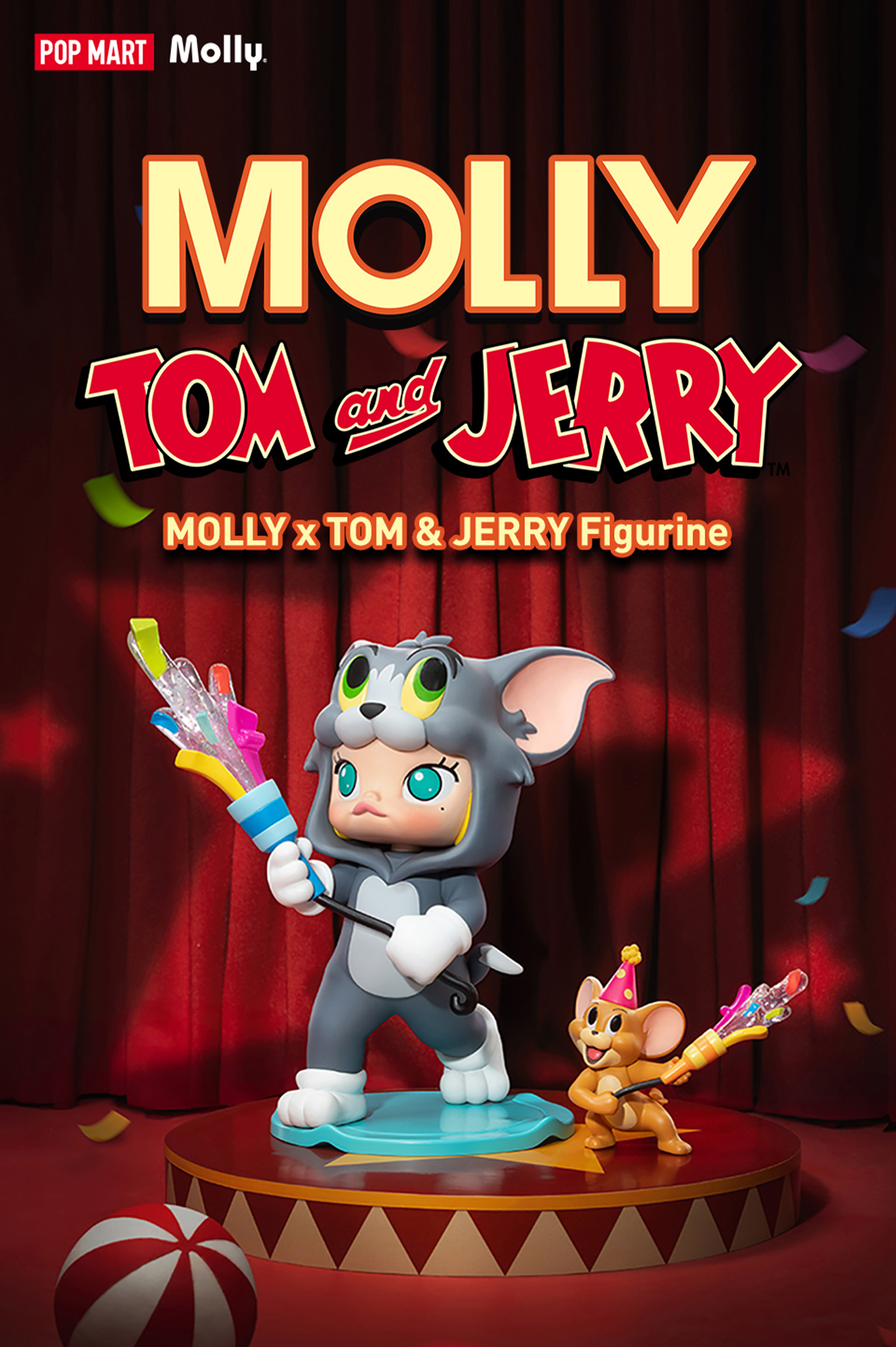 MOLLY × TOM & JERRY Figurine - POP MART (Japan)