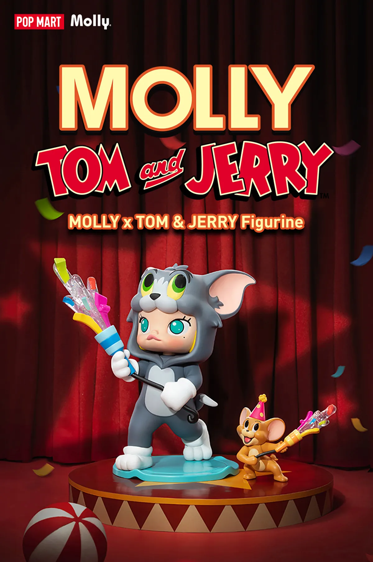 MOLLY × TOM & JERRY Figurine - POP MART (Japan)