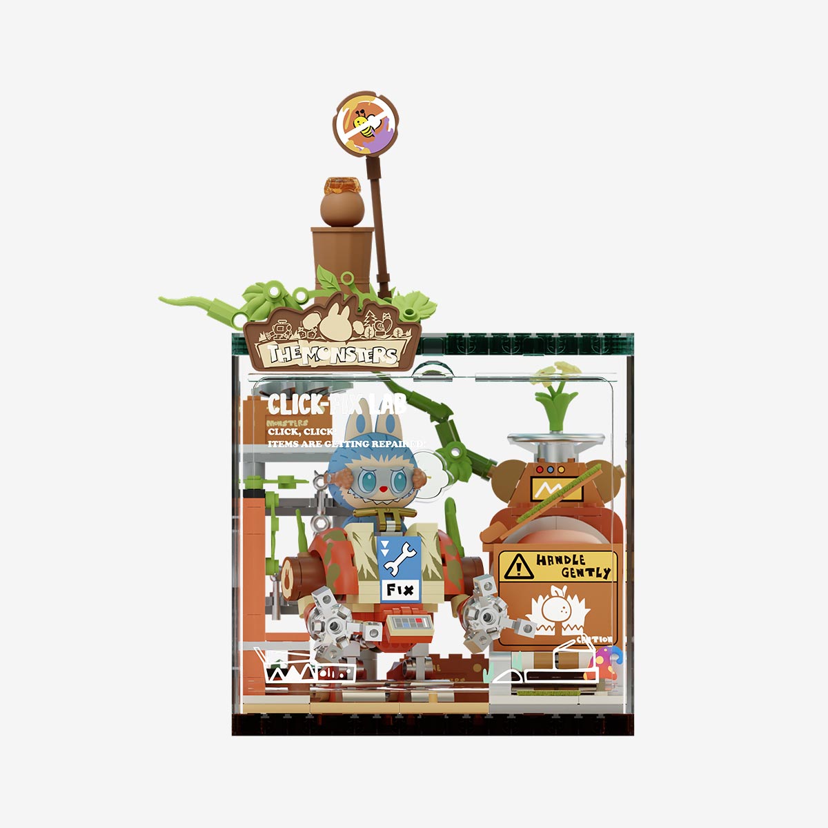 THE MONSTERS Forest Secret Base シリーズ ブロックフィギュア