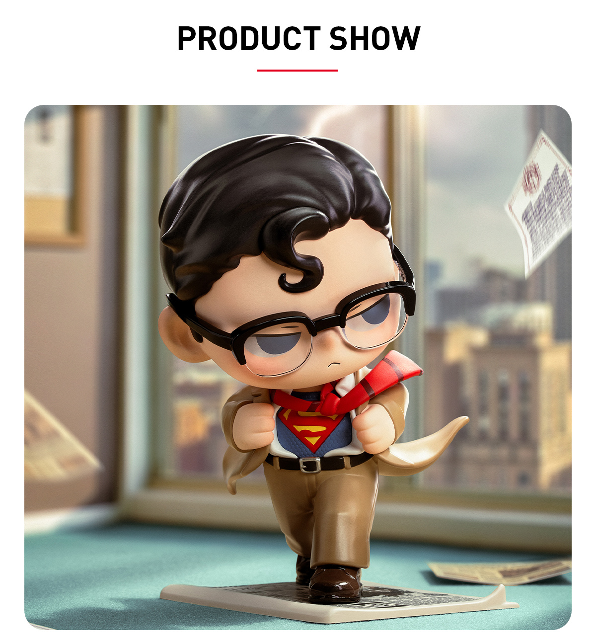 POP MART スーパーマン KUBO ビッグサイズ Superman KUBO Figurine - POP MART (United States)