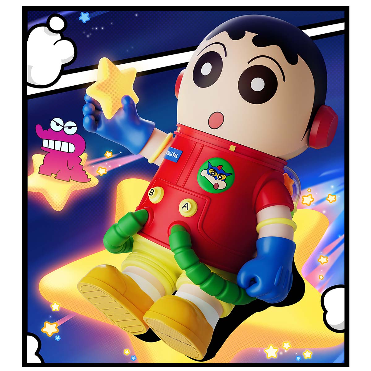 POPMARTメガスペース モリー 400%+ 100% クレヨンしんちゃん MEGA SPACE MOLLY 400%+100% Crayon Shinchan - POP MART (Canada)