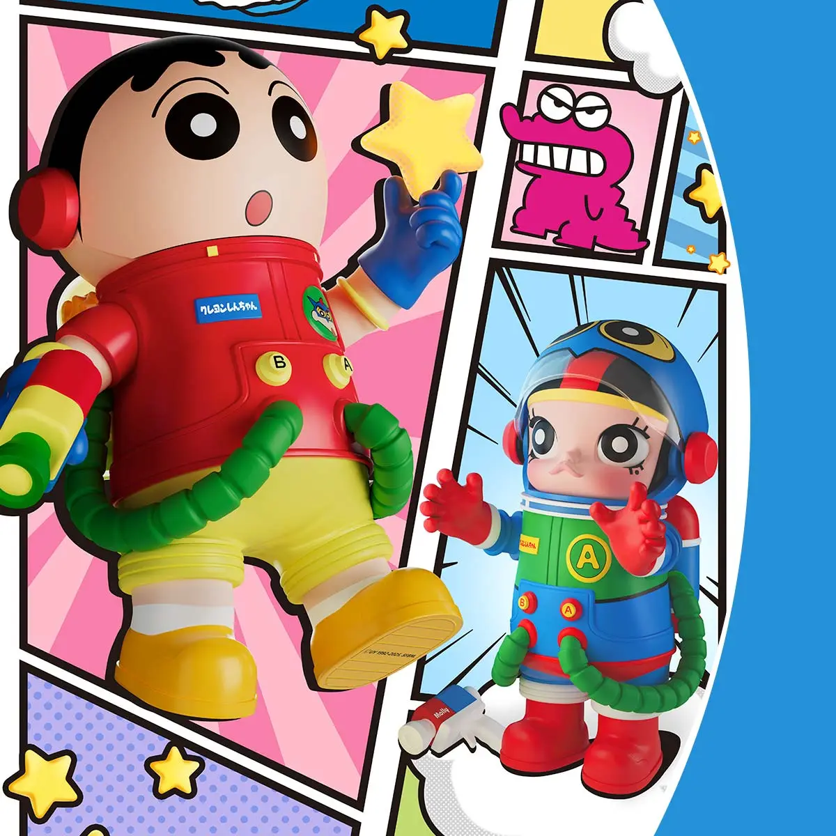 MEGA SPACE MOLLY 400%+100% クレヨンしんちゃん - POP MART (Germany)
