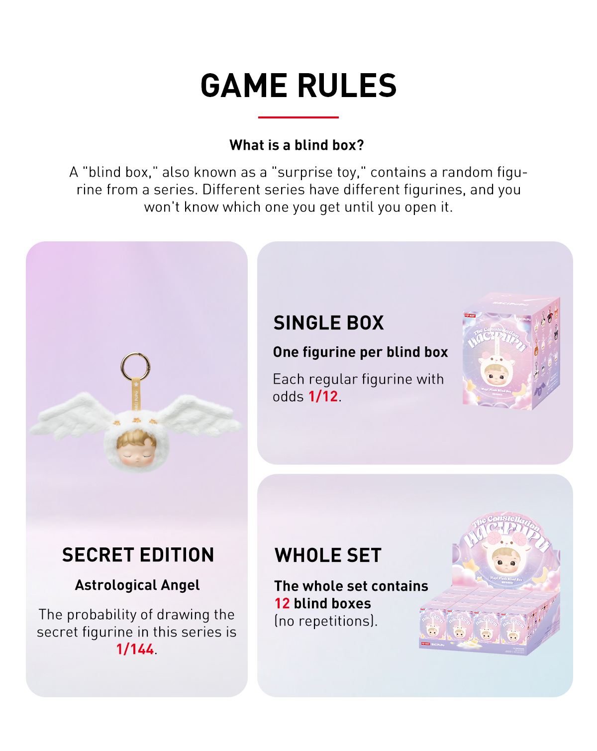 HACIPUPU The Constellation Series-Vinyl Plush Blind Box - POP MART