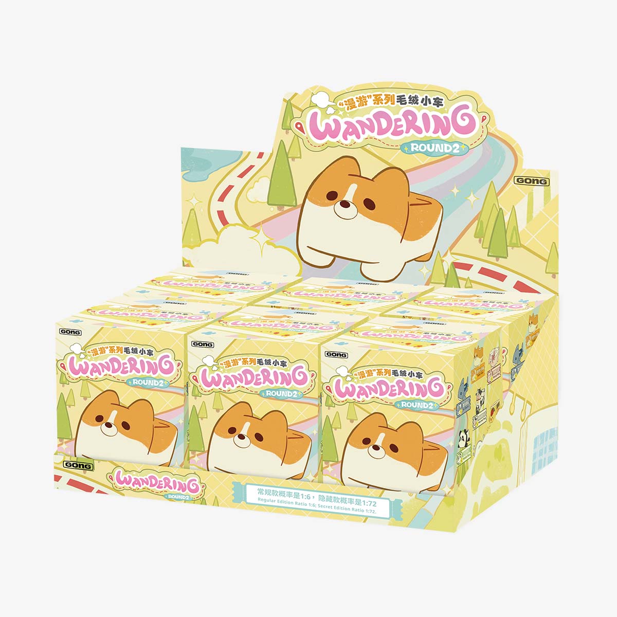 GONG Original Roaming Series Plush Toy Car Round2 - POP MART