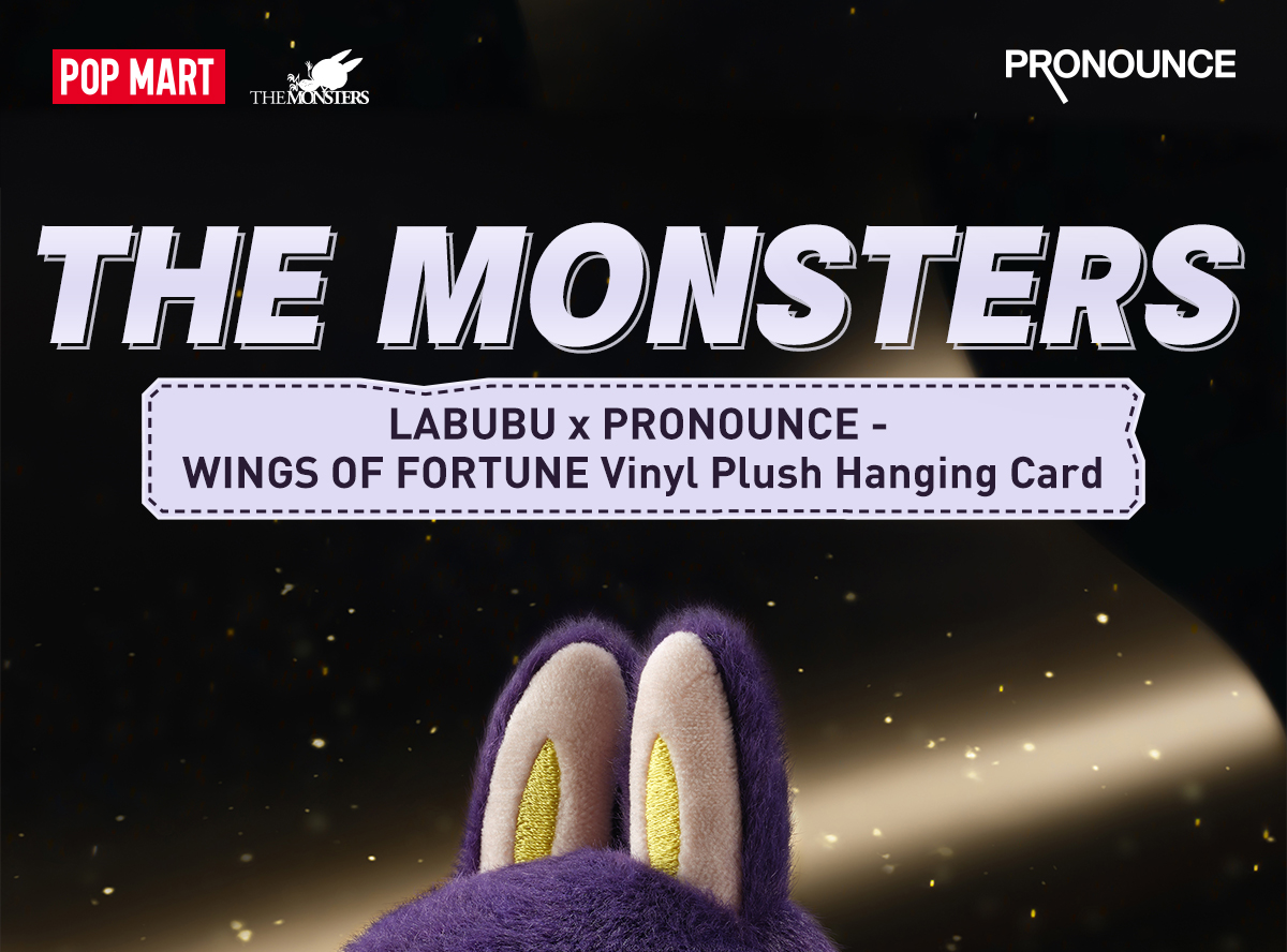 LABUBU × PRONOUNCE - WINGS OF FORTUNE LABUBU × PRONOUNCE - WINGS OF FORTUNE Vinyl Plush Hanging