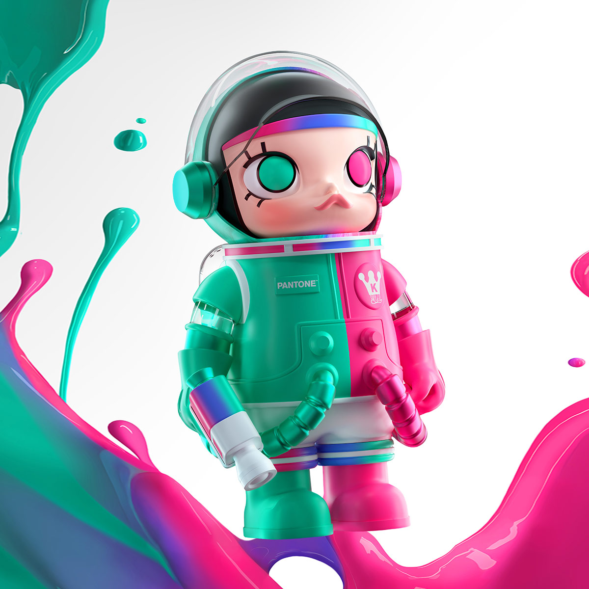 MEGA SPACE MOLLY 1000% PANTONE - POP MART (France)