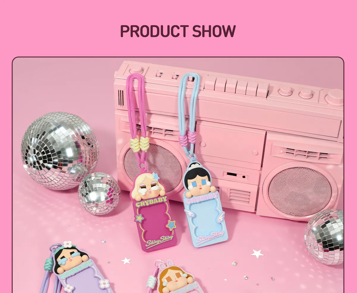 CRYBABY SHINY SHINY SERIES-Card Holder Blind Box - POP MART (Macao 