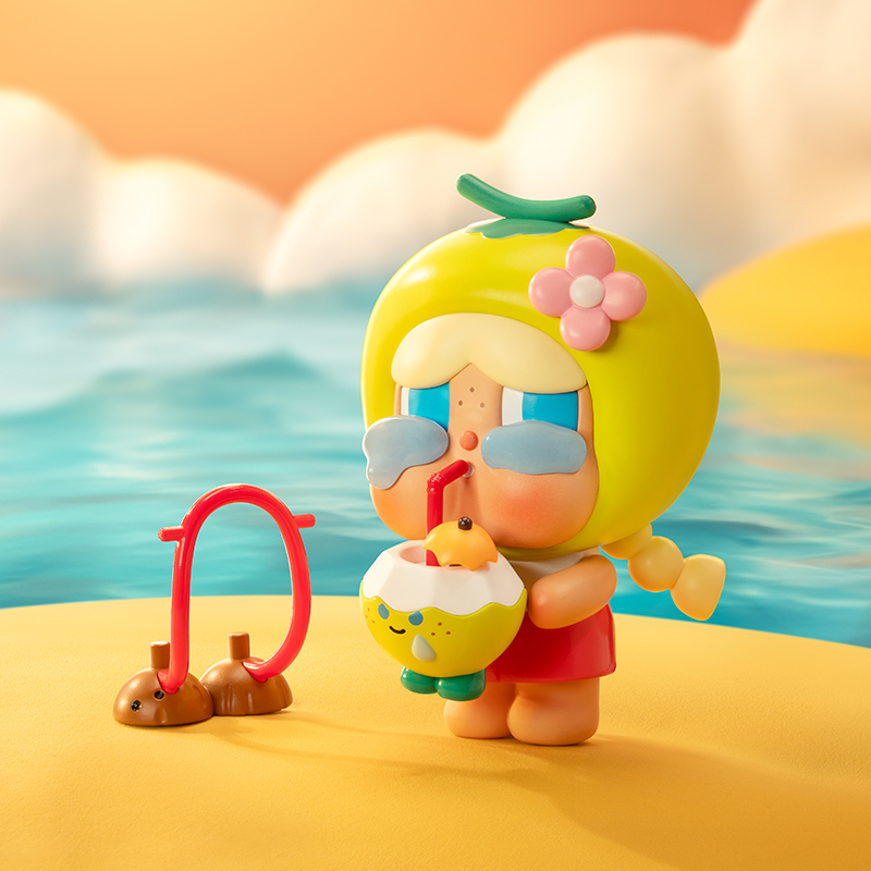 Crybaby Coconut Figure-Green - POP MART (Japan)