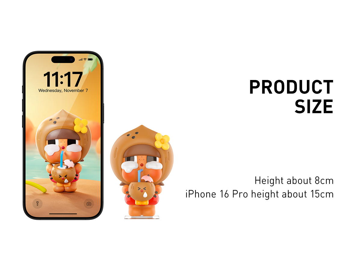 Crybaby Coconut Figure-Brown - POP MART (Japan)