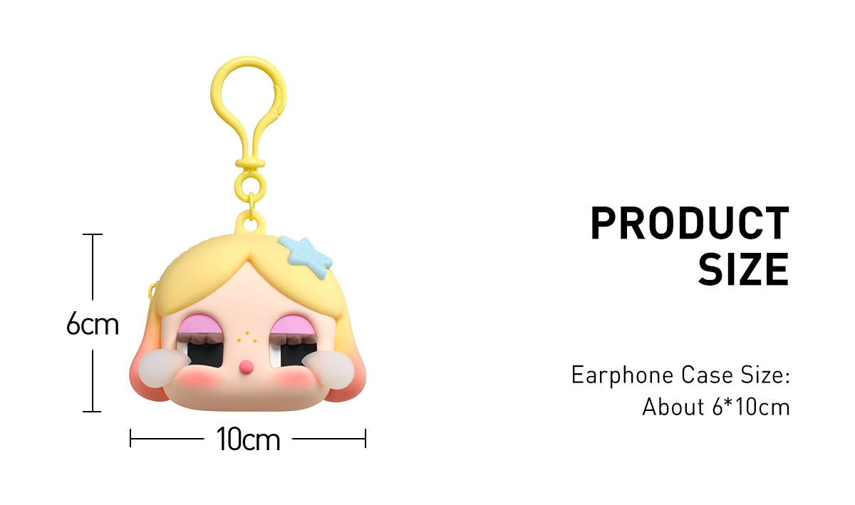 CRYBABY Earphone Case ゴールド Crybaby Shiny Shiny Series Earphone Case - Shiny Shiny系列