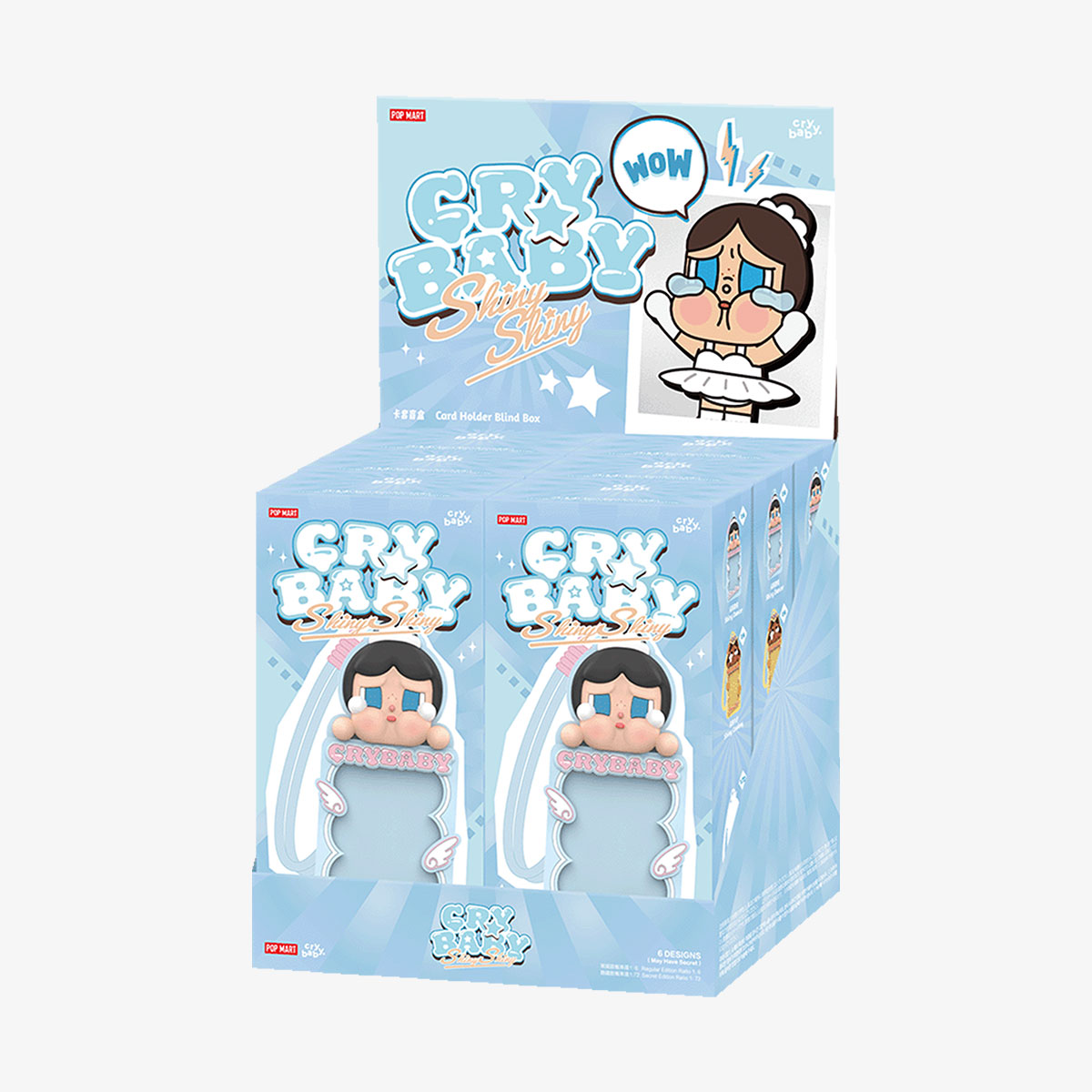 CRYBABY SHINYSHINY カードケース アソートボックス CRYBABY SHINY SHINY SERIES-Card Holder Blind Box - POP MART