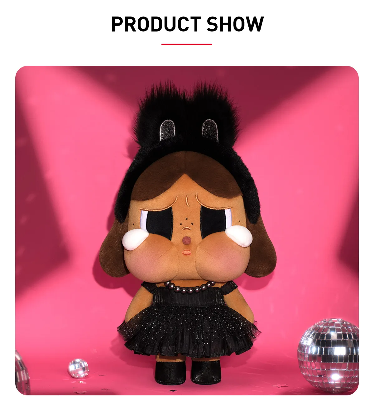 CRYBABY SHINY SHINY SERIES-Plush Doll (Pink) - POP MART (Japan)