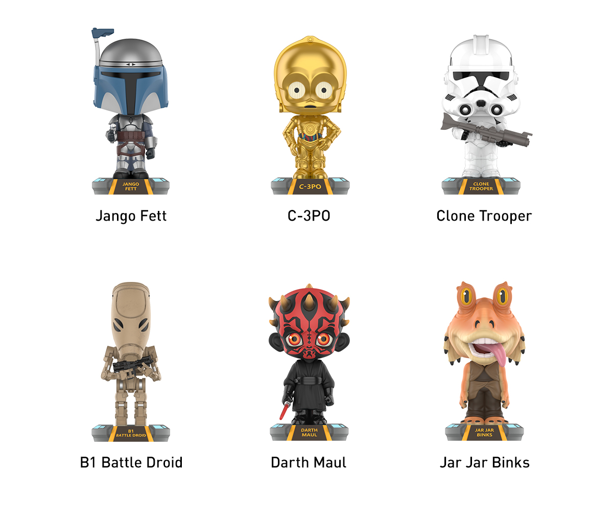 Star Wars Bobblehead Series Figures - POP MART (Germany)