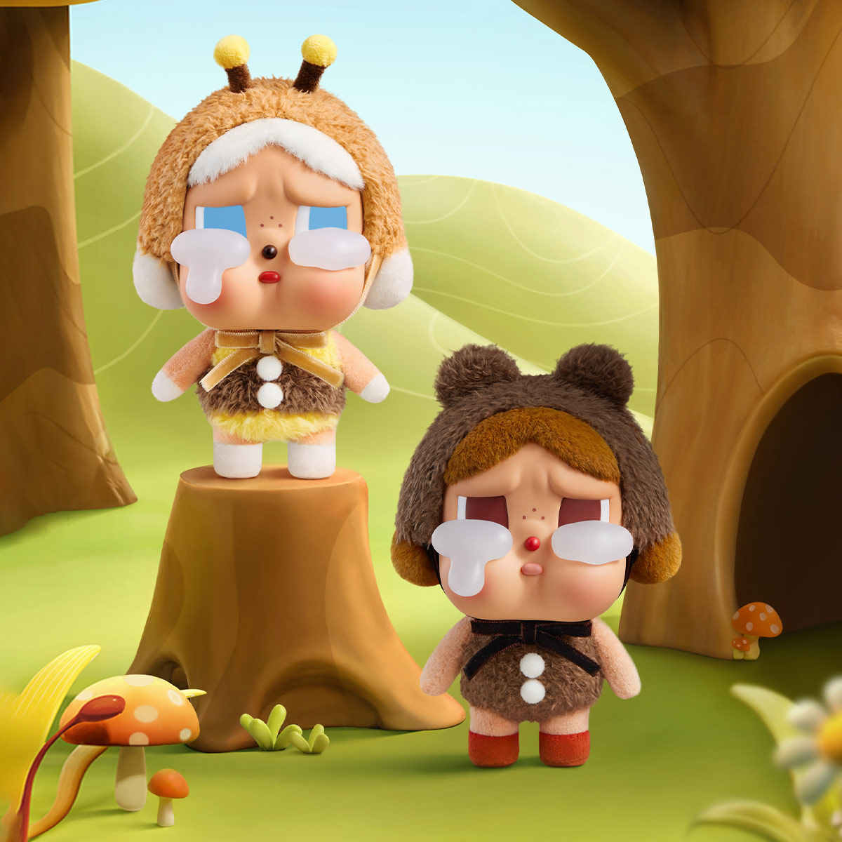 CRYBABY Crying Again Series-Vinyl Face Plush Blind Box - POP MART