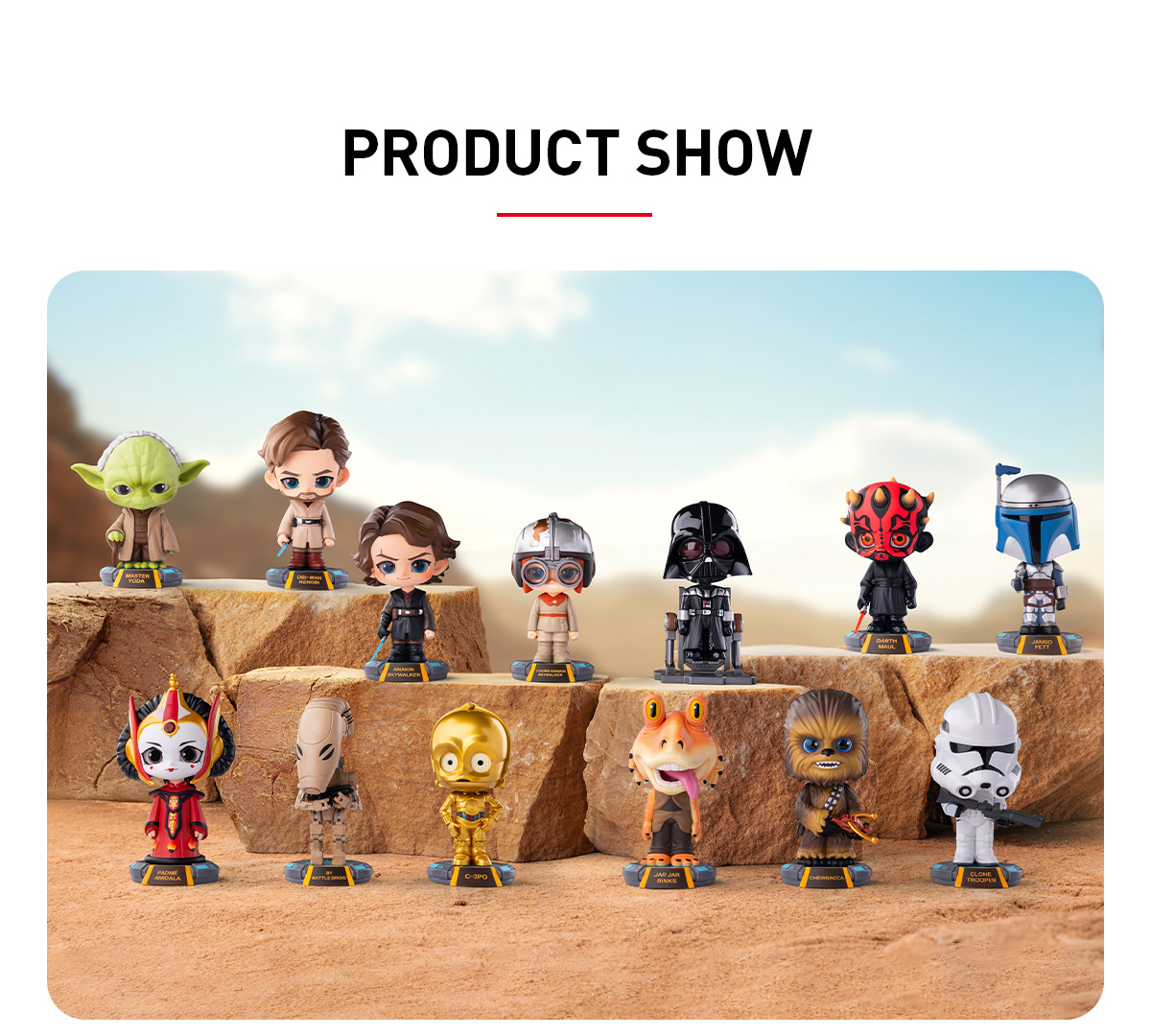 Star Wars Bobblehead Series Figures - POP MART (Japan)