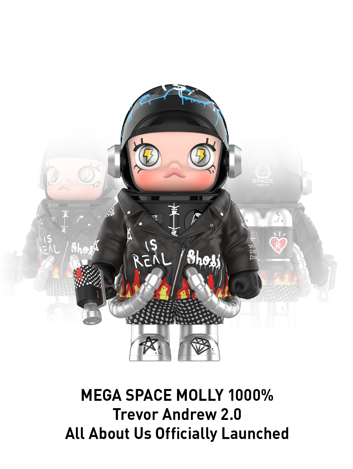 MEGA SPACE MOLLY 1000% Trevor Andrew2.0 - POP MART (Switzerland)