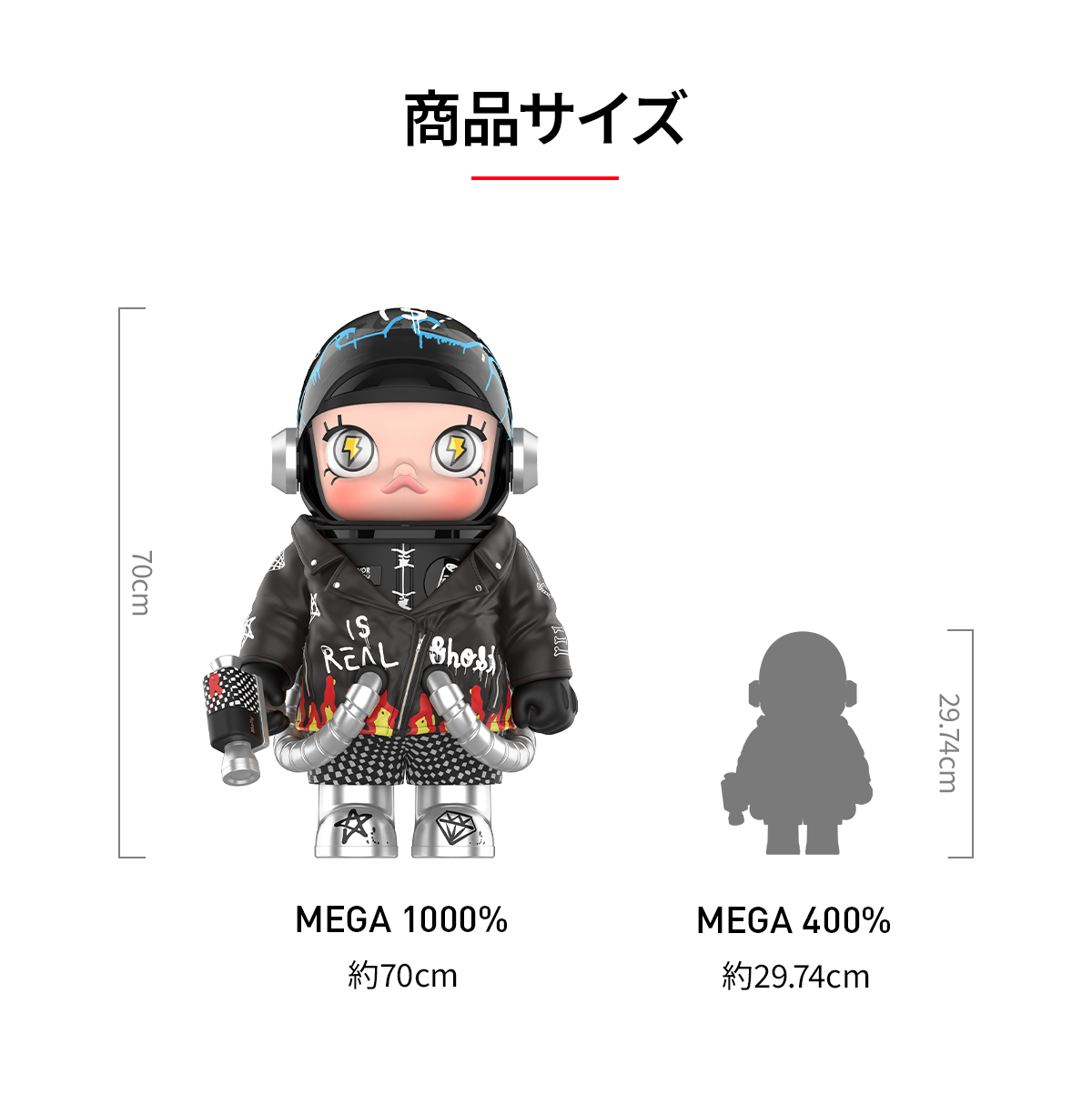 MEGA SPACE MOLLY 1000% Trevor Andrew2.0 - POP MART (Macao