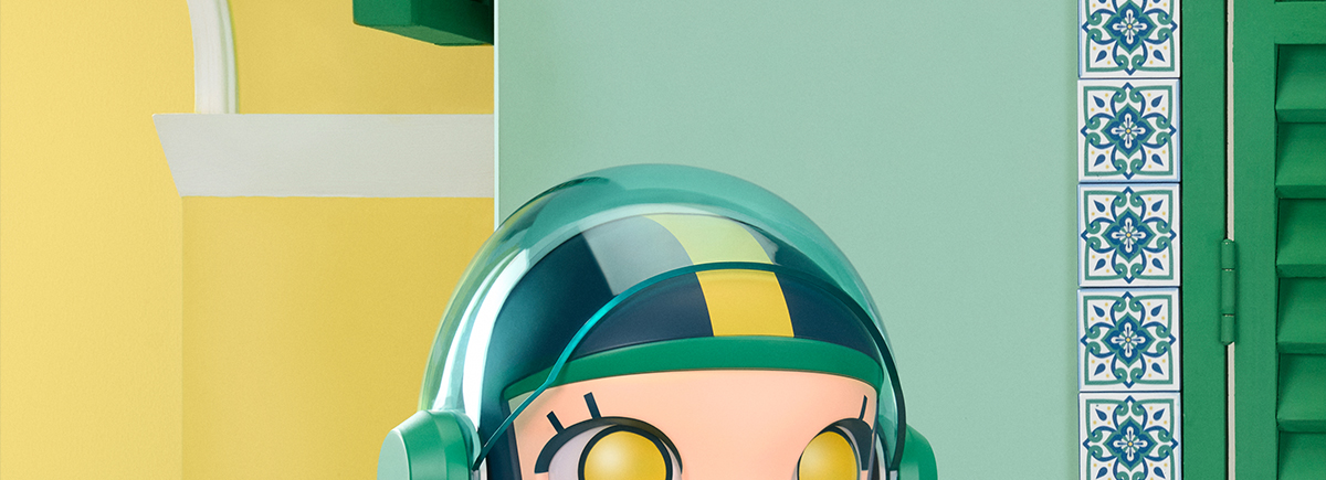 MEGA SPACE MOLLY 400% Portuguese Tiles - POP MART (Macao, China)