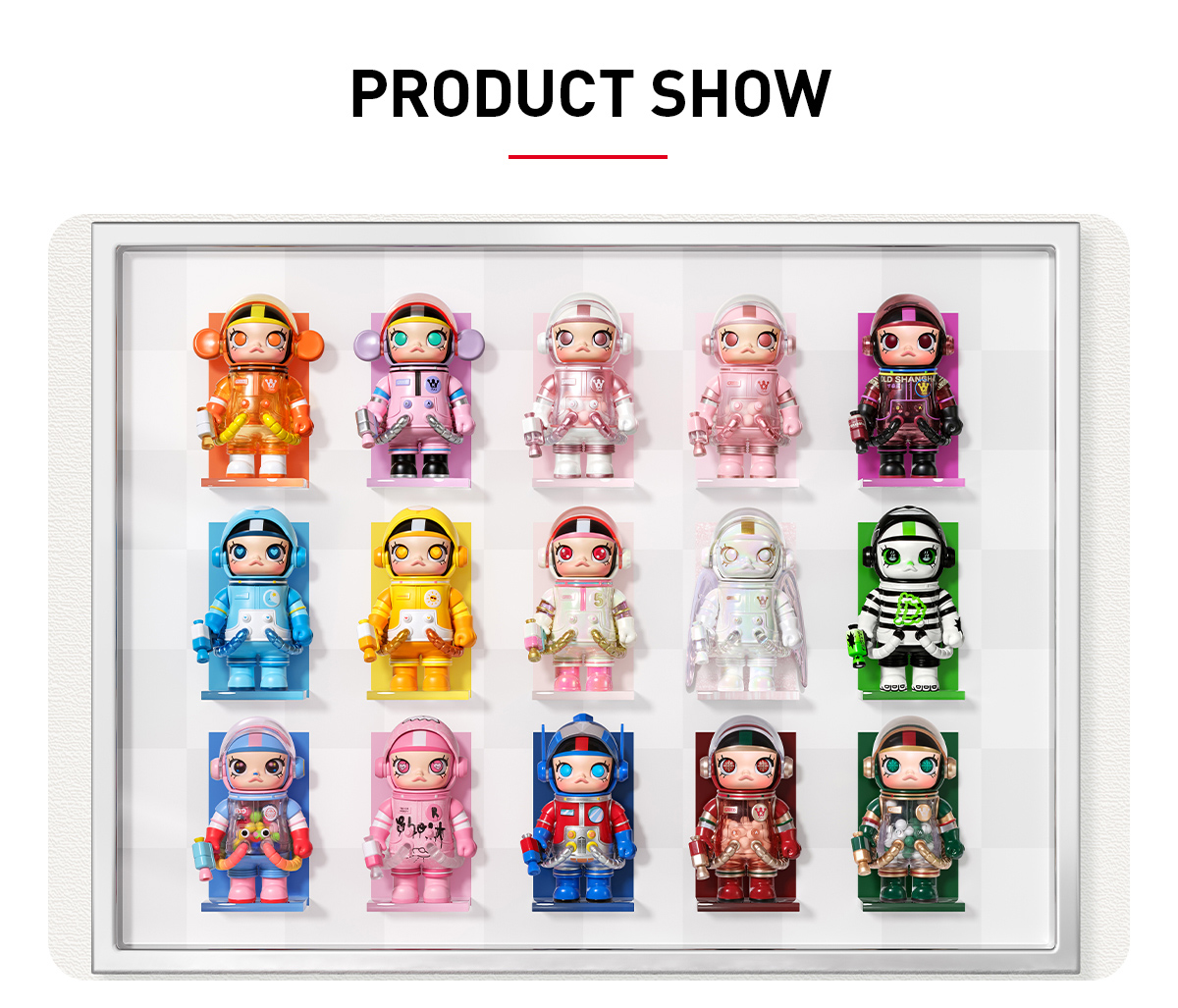 POP NOW:MEGA SPACE MOLLY 100% シリーズ4 - POP MART (Japan)