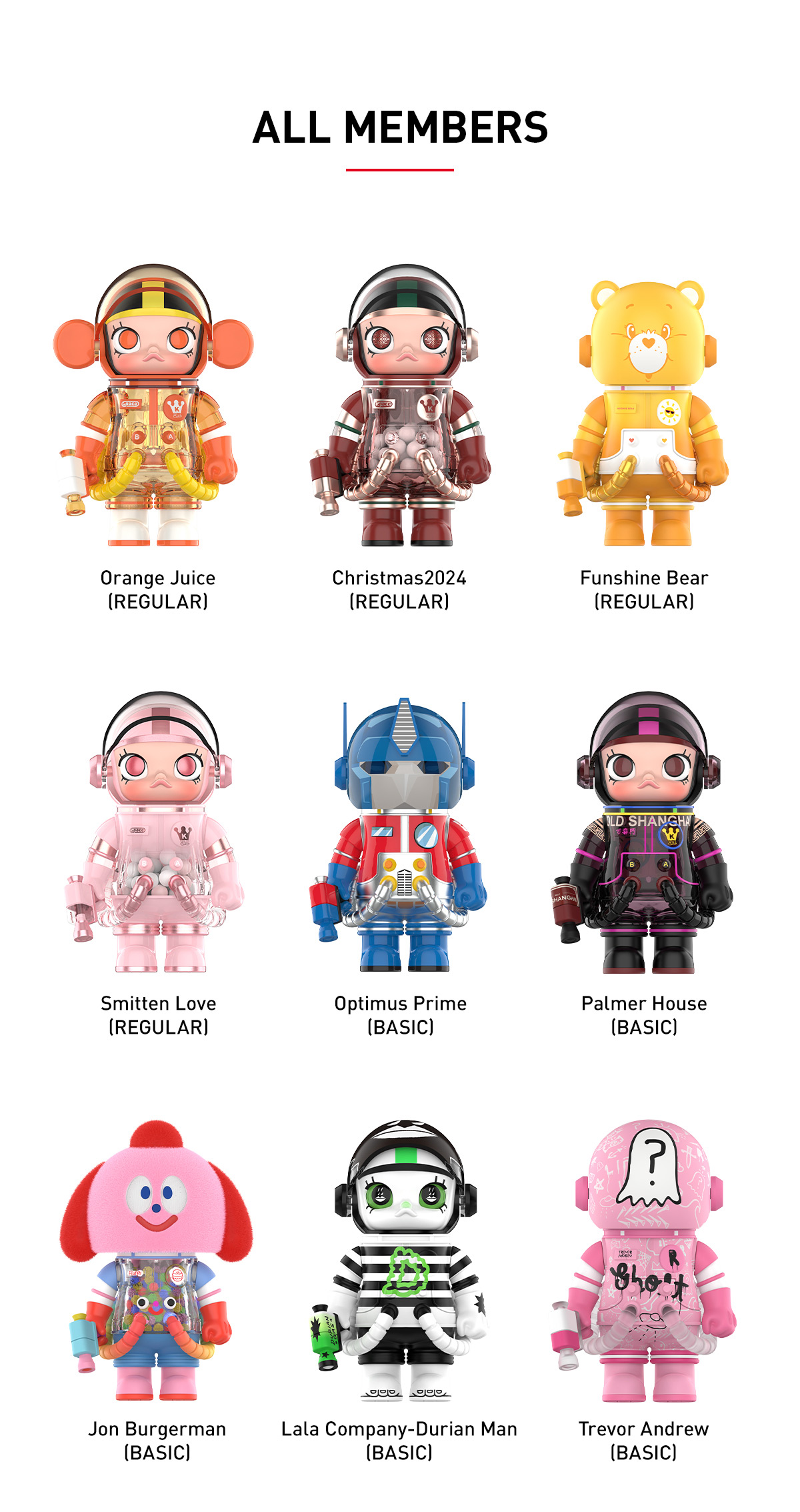 popmart space molly 4体セット Pop Mart Mega Space Molly Old Shanghai Paramount 400