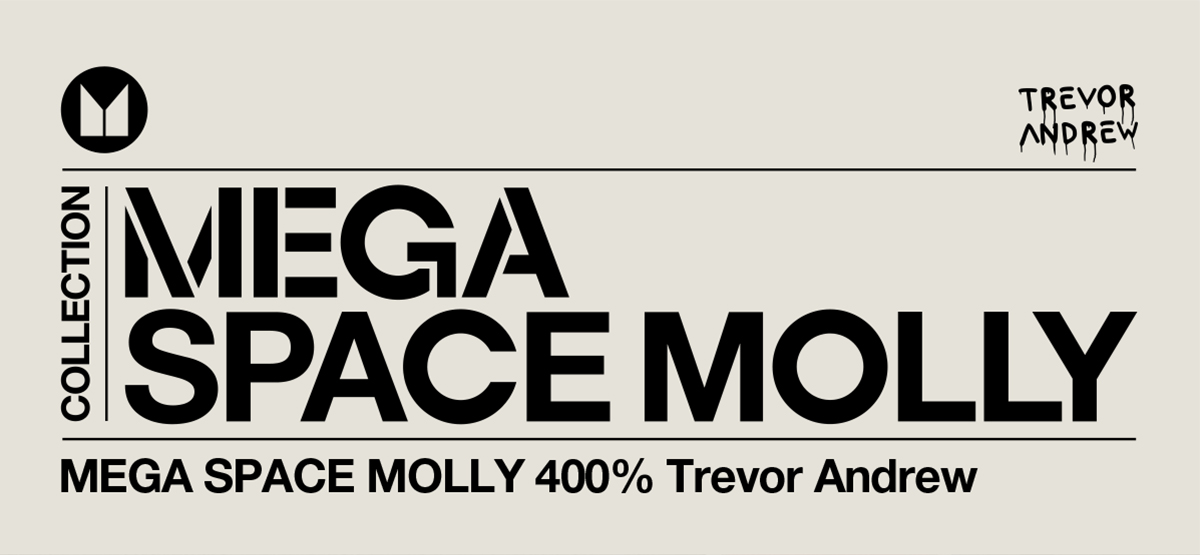 MEGA SPACE MOLLY 400% Trevor Andrew - POP MART (Japan)