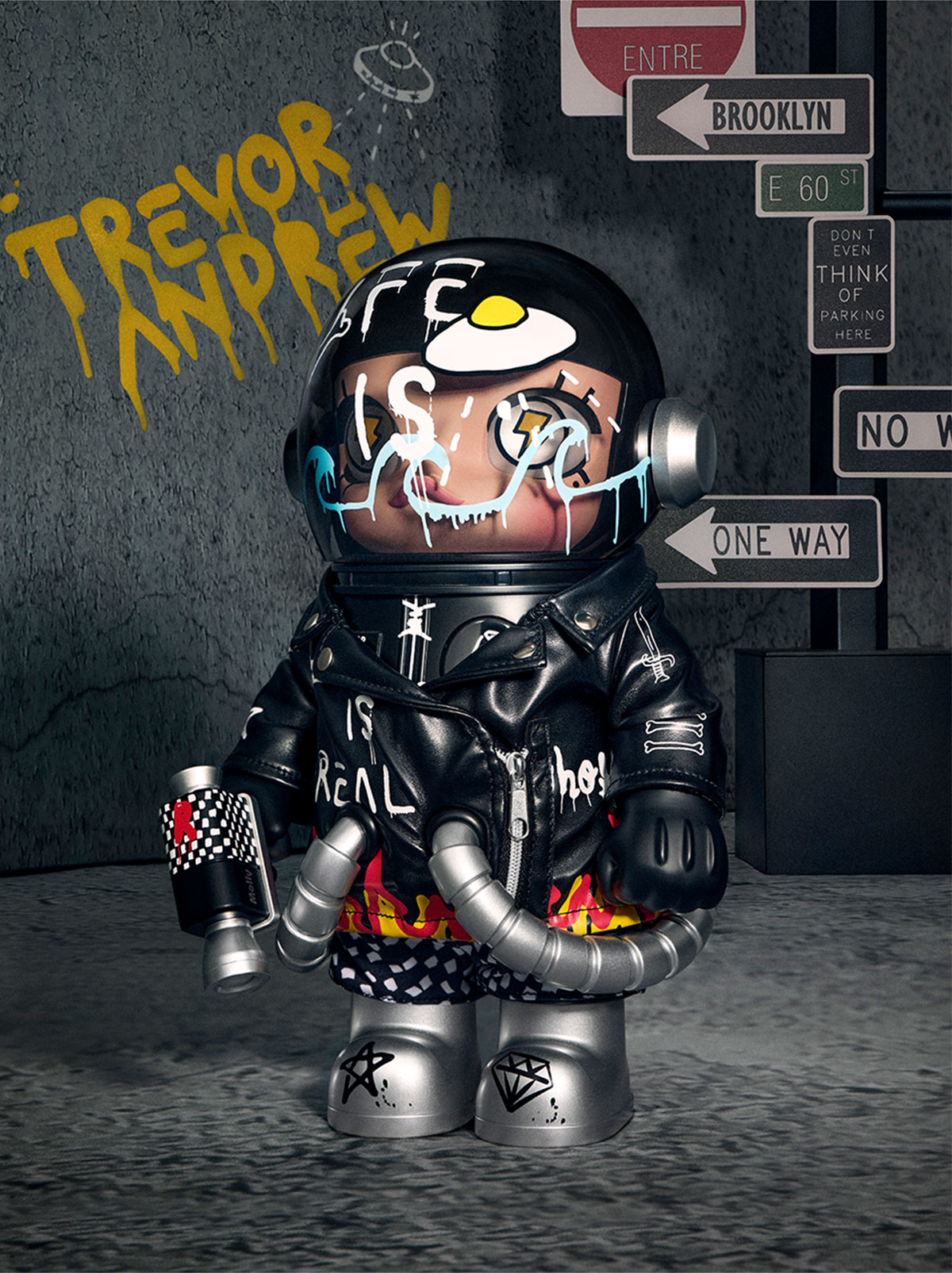 MEGA SPACE MOLLY 400% Trevor Andrew - POP MART (Japan)