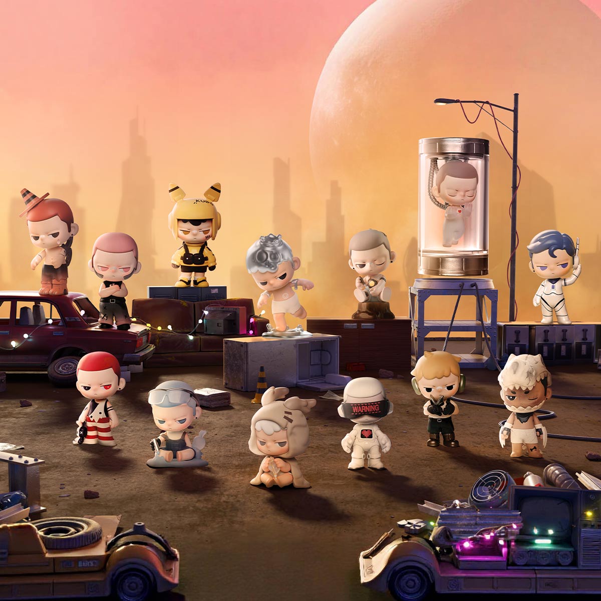 KUBO City of Sunset フィギュア 5体セット　popmart KUBO City of Sunset Series Figures - POP MART (Switzerland)