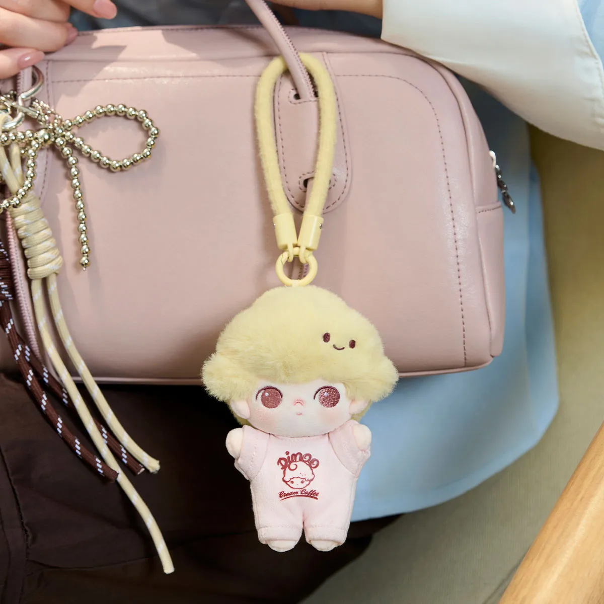 DIMOO Crush on Coffee Series-Soft-faced Plush Keychain Blind Box 