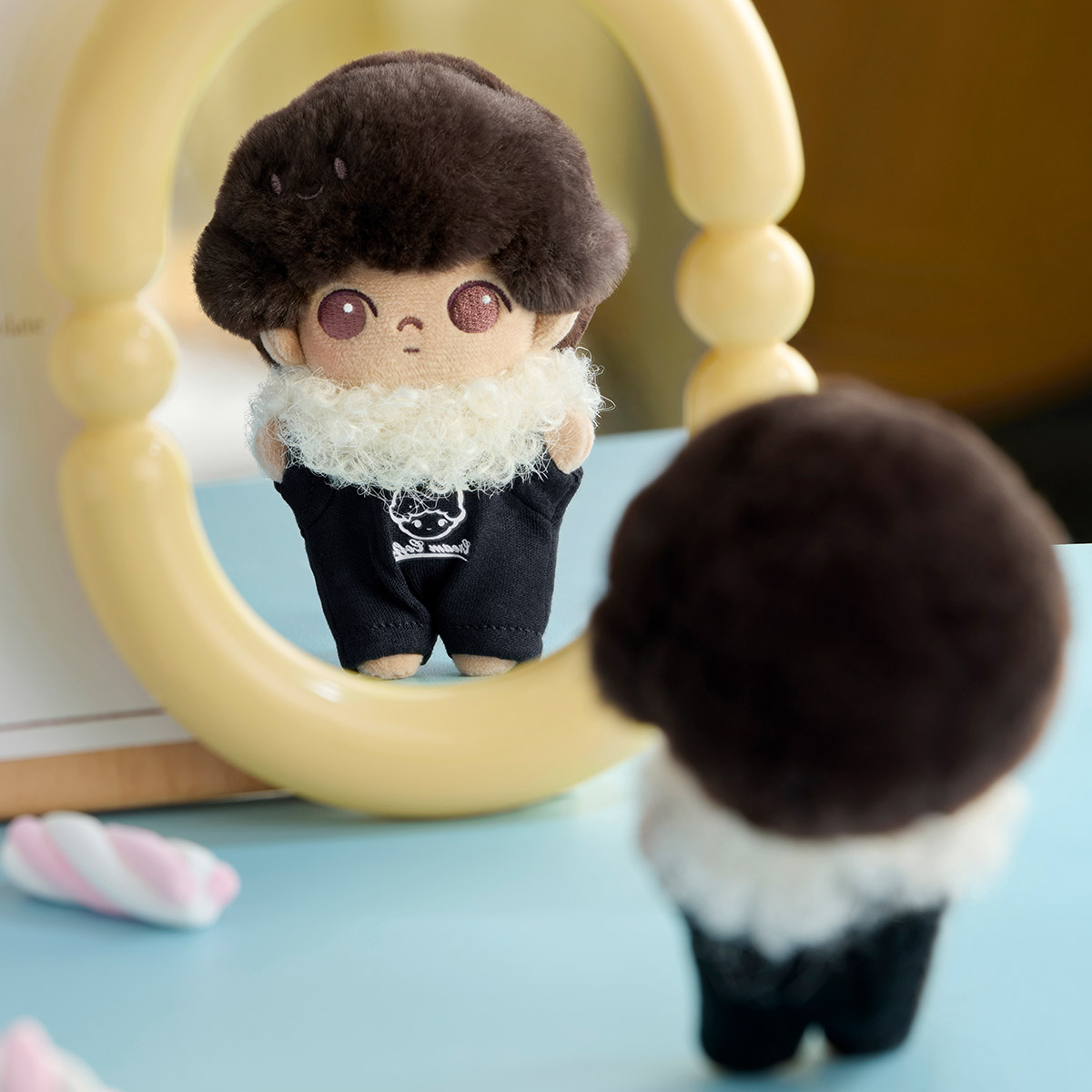 DIMOO Crush on Coffee Series-Soft-faced Plush Keychain Blind