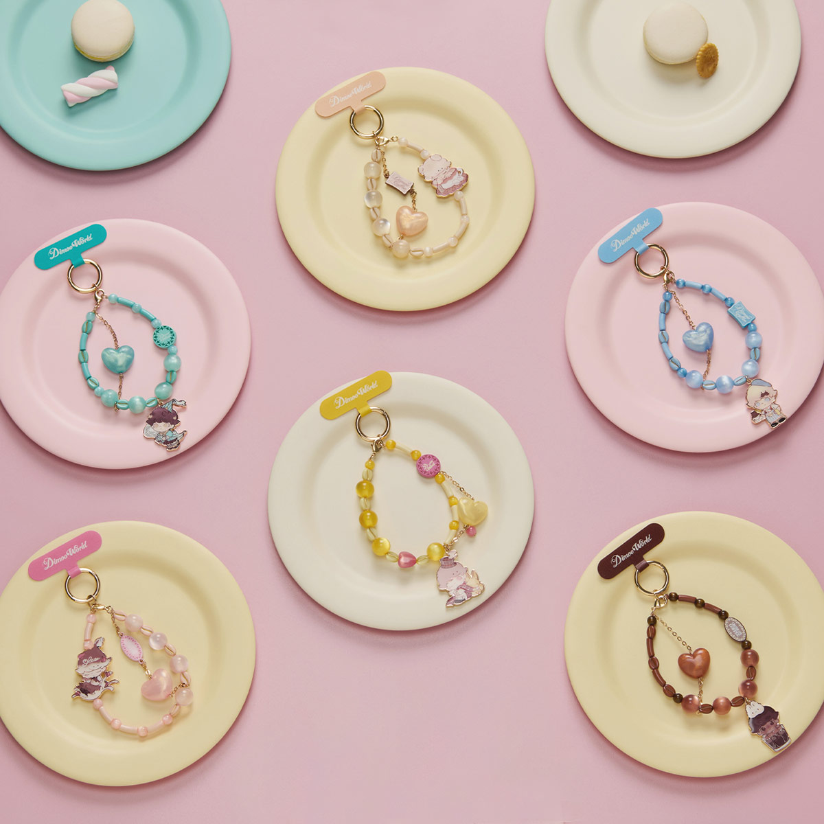 DIMOO Crush on Coffee フォンチャーム 6種類 DIMOO Crush on Coffee Series-Phone Charm Blind Box - POP