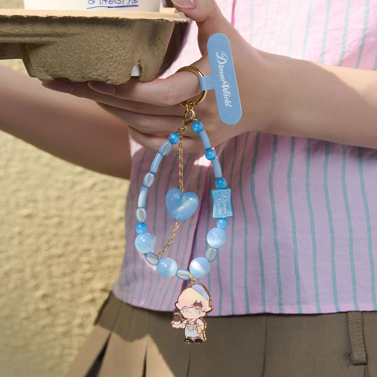 DIMOO Crush on Coffee フォンチャーム 6種類 DIMOO Crush on Coffee Series-Phone Charm Blind Box - POP