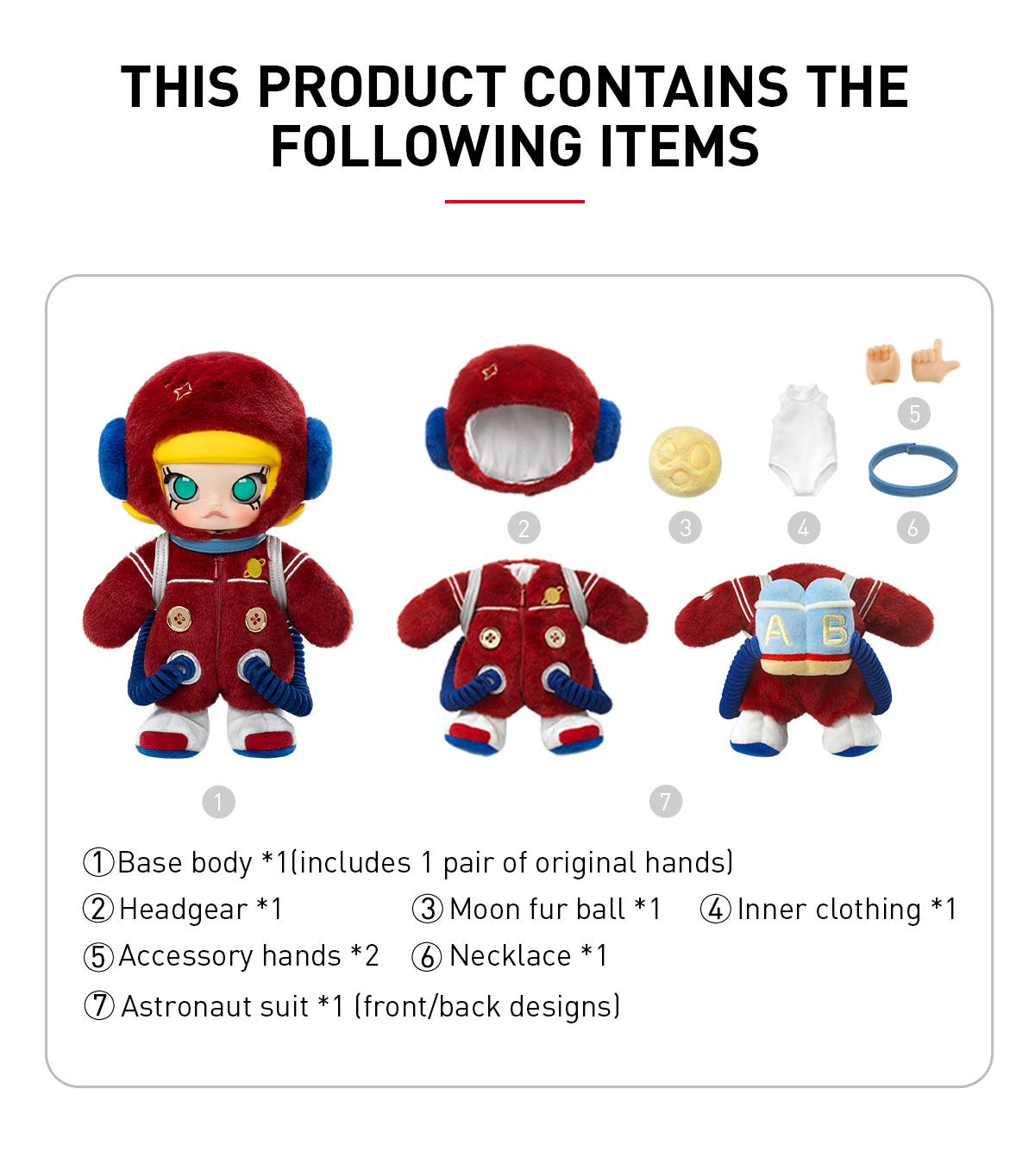 MOLLY Hello, Moon 1/8 Action Figure - POP MART (Japan)