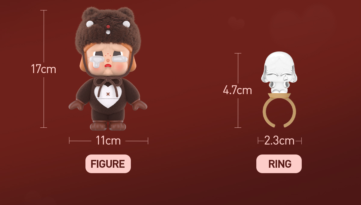 CRYBABY BE MINE FIGURINE - POP MART (Macao, China)