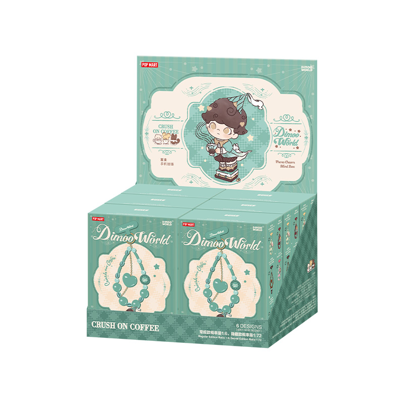 DIMOO Crush on Coffee Series-Phone Charm Blind Box - POP