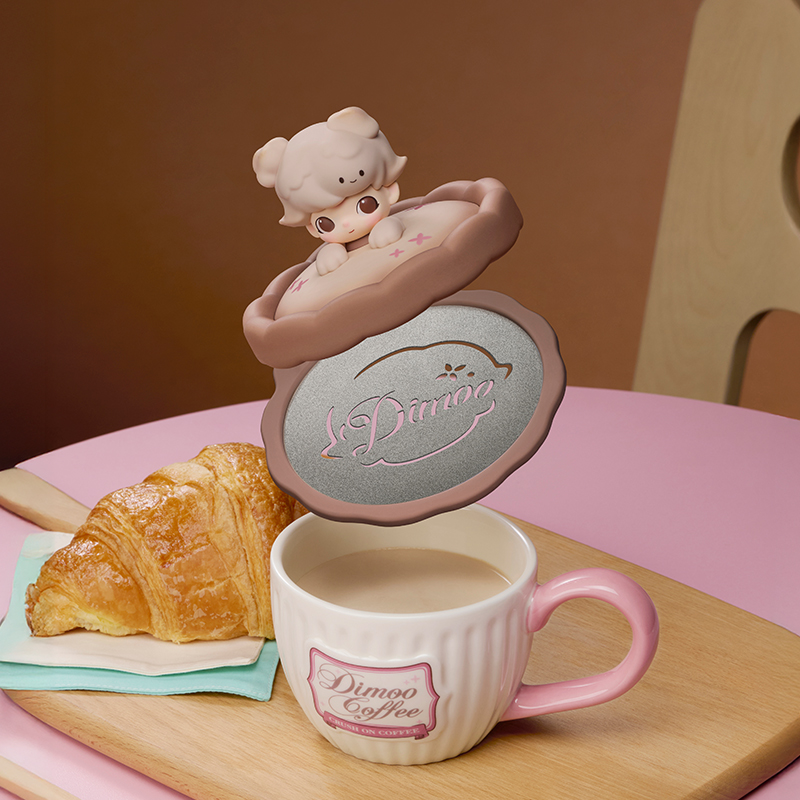 POPMART Dimoo coffe シークレット POP NOW:DIMOO Crush on Coffee Series-Soft-faced Plush