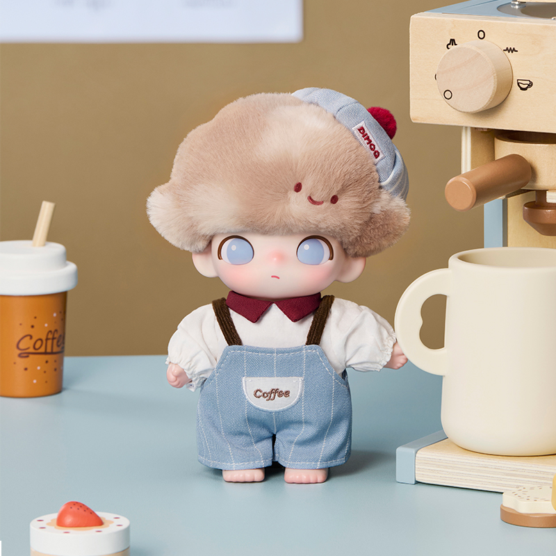 ぬいぐるみ・マスコット DIMOO Crush on Coffee Series-Vinyl Plush DIMOO Crush on Coffee Series-Vinyl Plush Blister Pack - POP
