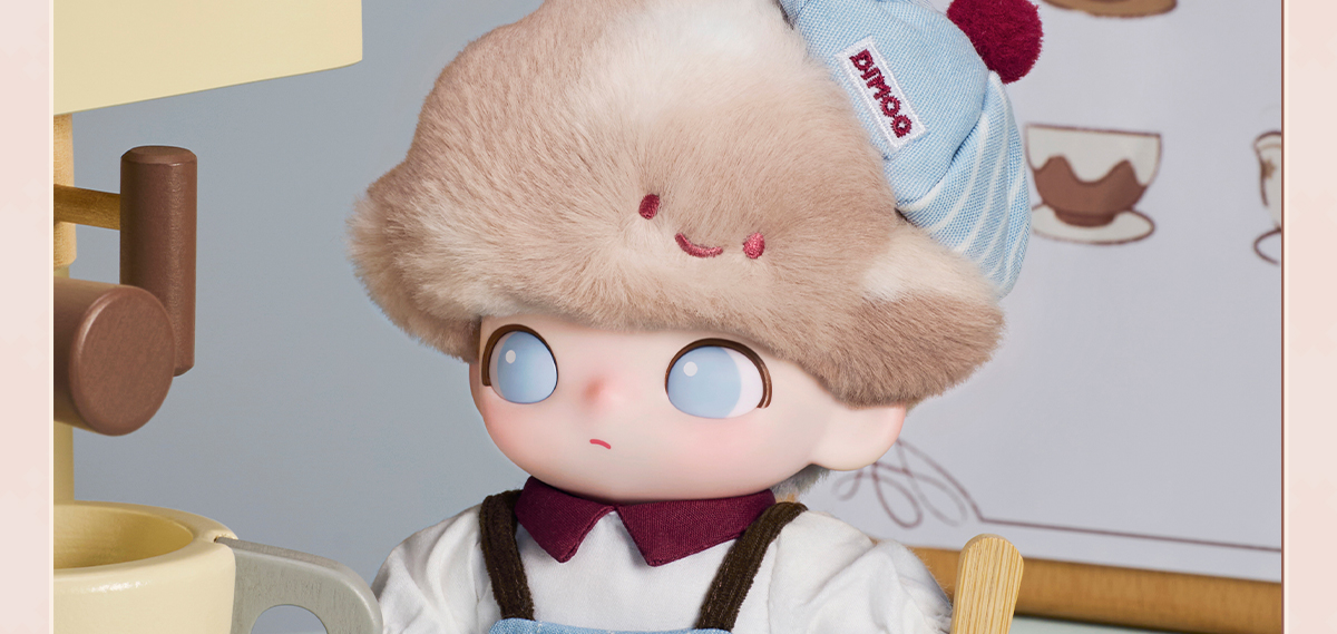 DIMOO Crush on Coffee Series-Vinyl Plush Blister Pack - POP