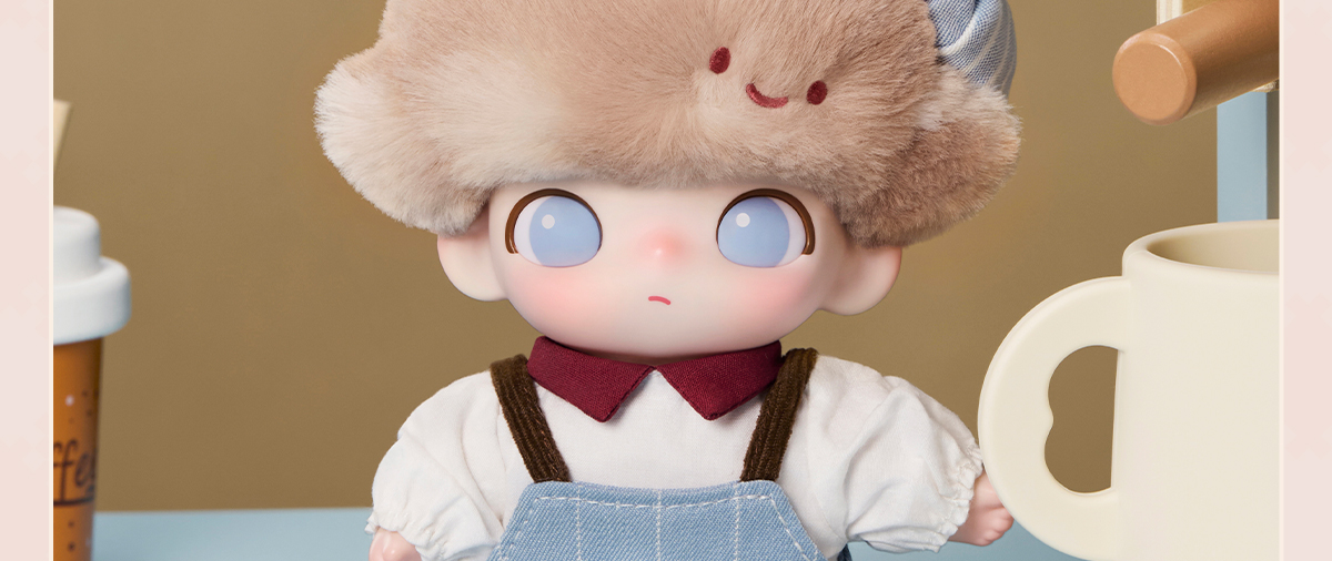 DIMOO Crush on Coffee Series-Vinyl Plush Blister Pack - POP