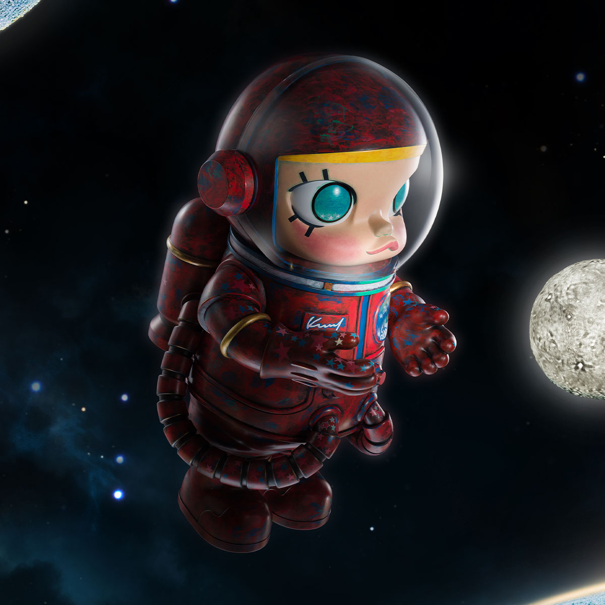 MEGA SPACE MOLLY 1000% Hello,Moon - POP MART (Australia)