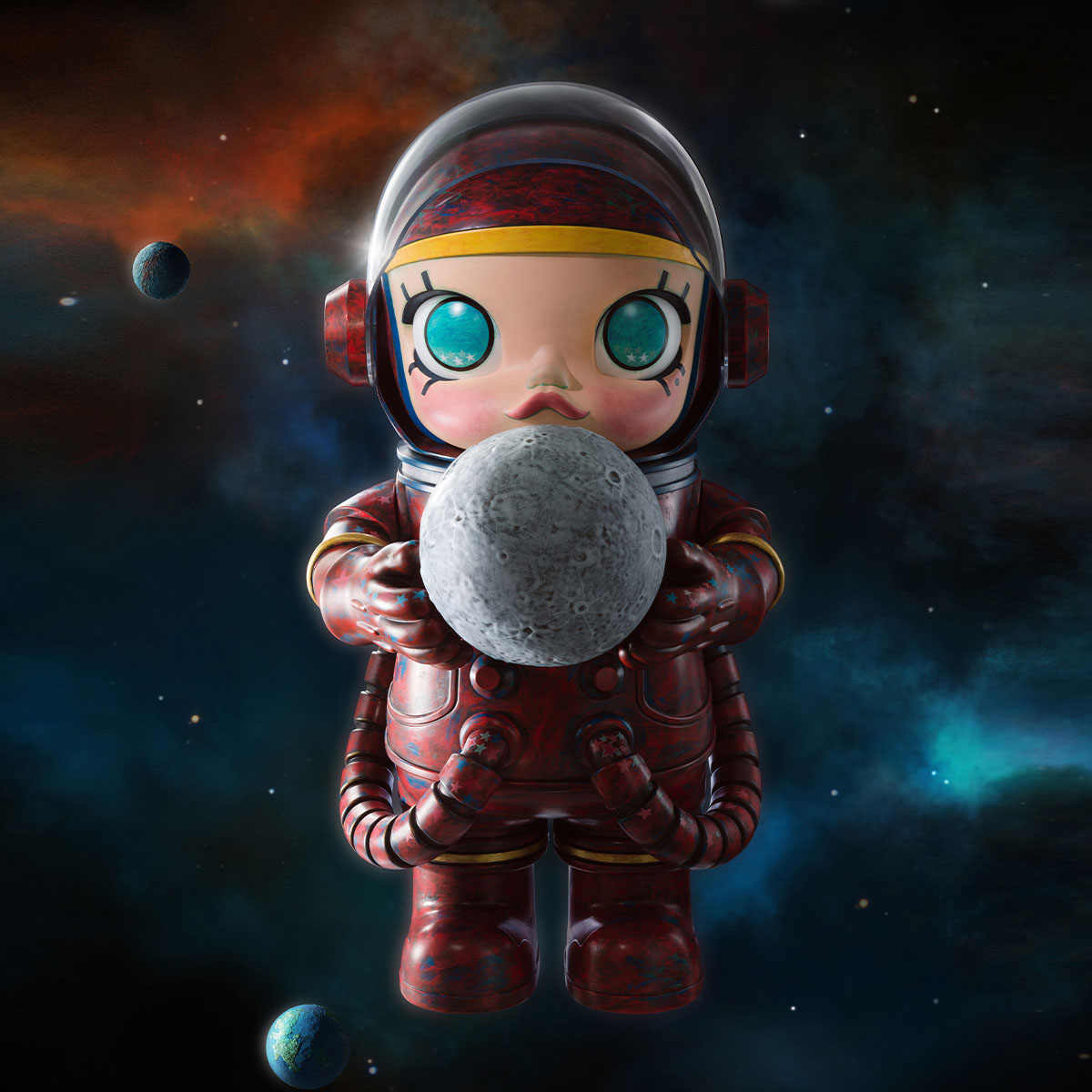 即日発送可能MEGA SPACE MOLLY 1000% HELLO MOON MEGA SPACE MOLLY