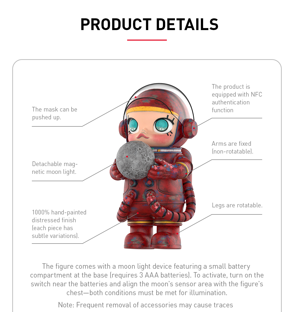 MEGA SPACE MOLLY 1000% Hello,Moon - POP MART (France)