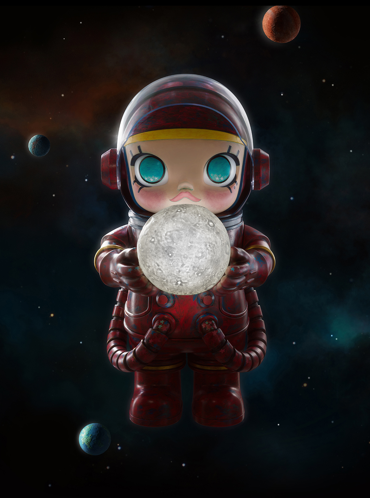 MEGA SPACE MOLLY 1000% Hello,Moon - POP MART (Australia)